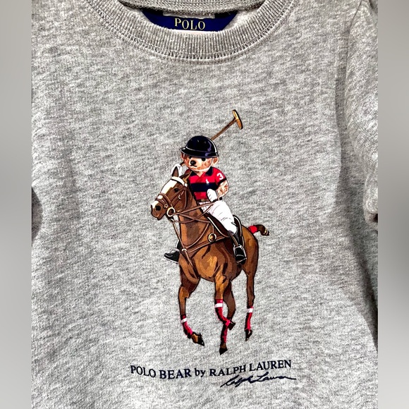 Polo Bear Fleece Sweatshirt - Picture 2 of 5